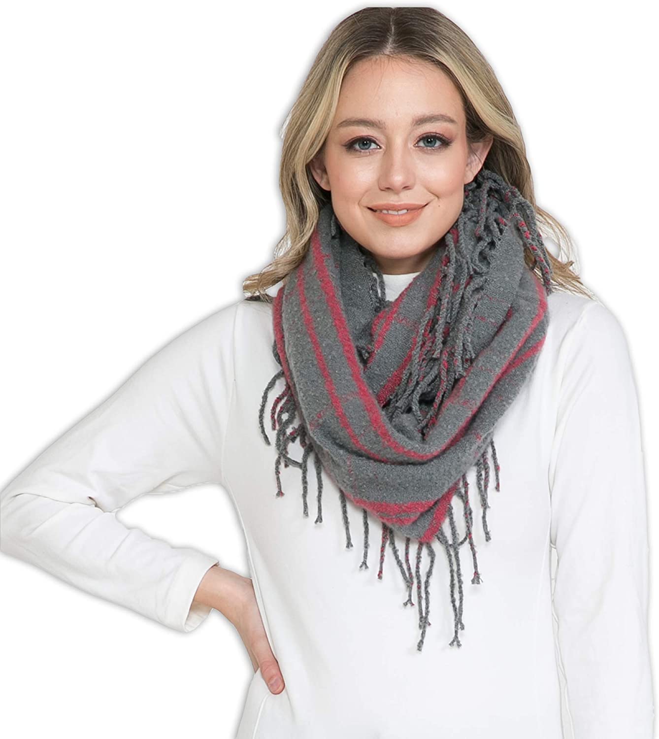 Basico Scarfs For Women Fashion, Soft Winter Scarf Masks, Infinity Scarves Neck Warmer