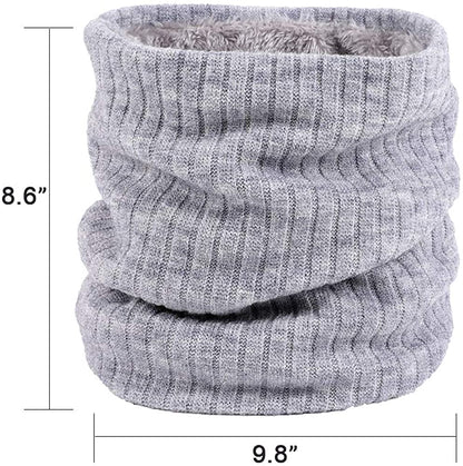 Women's Men Thick Winter Knitted Warm Circle Loop Infinity Scarf
