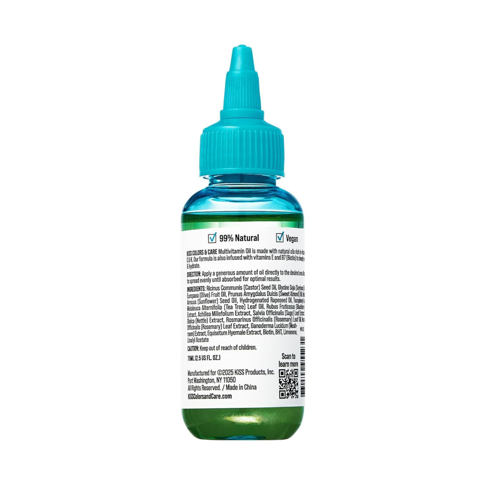 2.5 fl oz Tea Tree Multivitamin Oil – Hair & Skin Treatment – Topical Use – Vitamin E & Biotin Formula