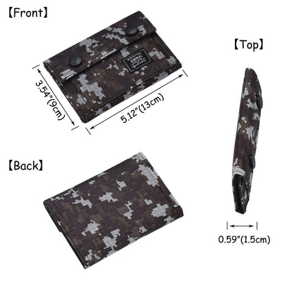 Men's Camo Printed Bifold Wallet