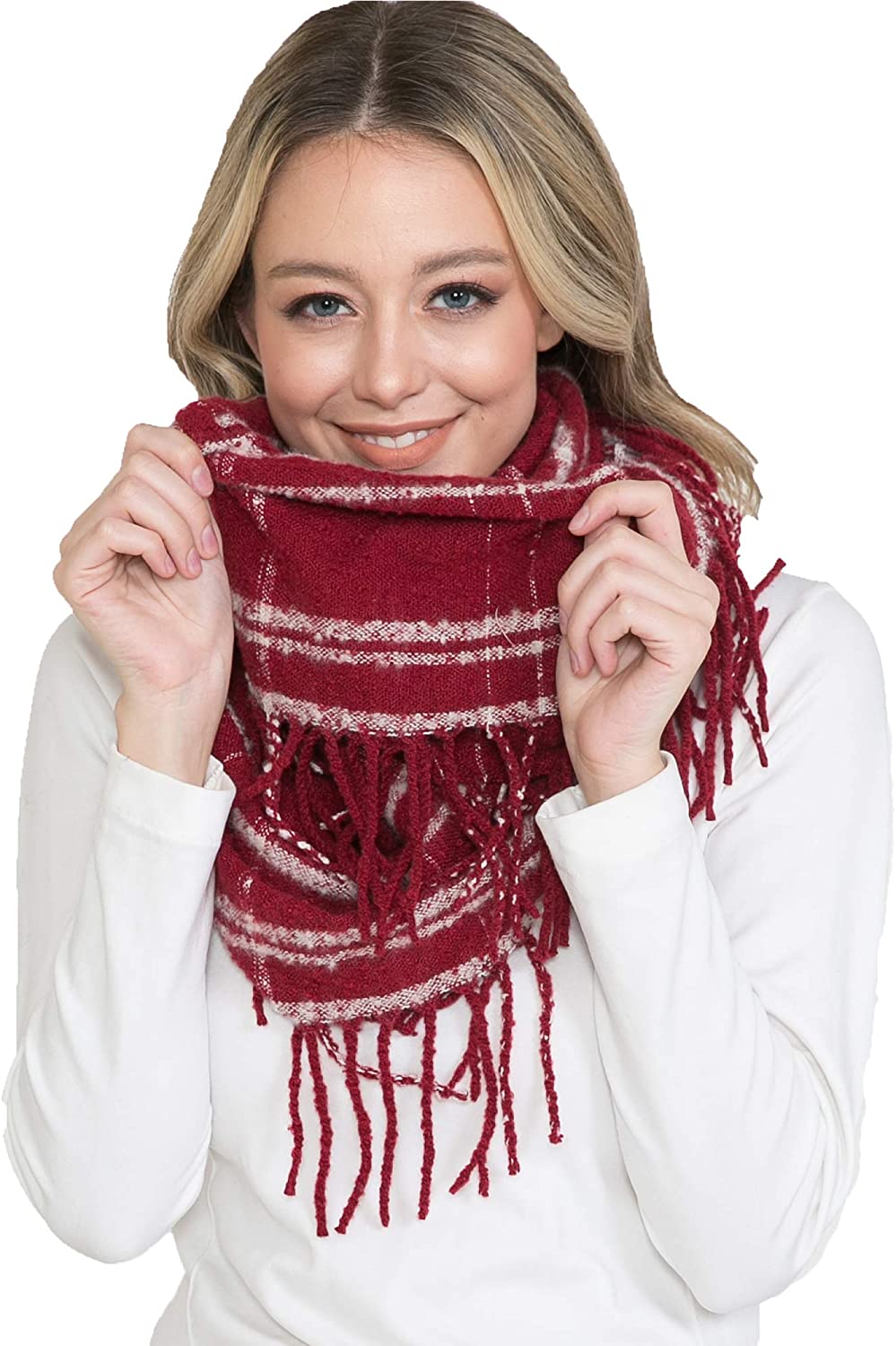 Basico Scarfs For Women Fashion, Soft Winter Scarf Masks, Infinity Scarves Neck Warmer