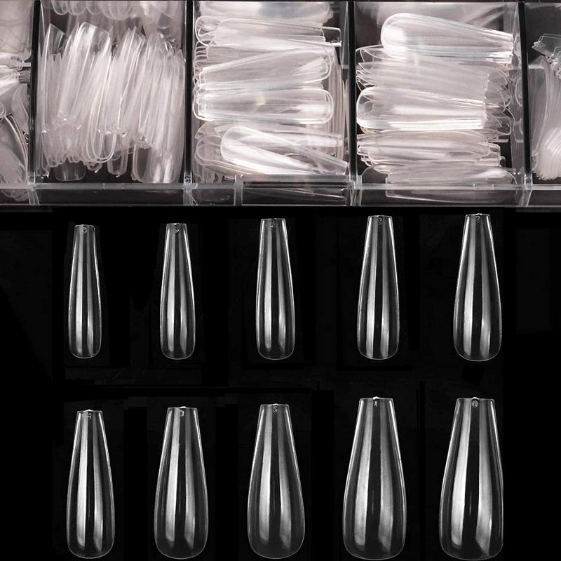 500 Piece Artificial Acrylic Nail Set With Case 