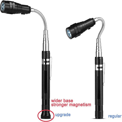 LED Retractable Magnetic Pick-up Tool, Retractable Flashlight