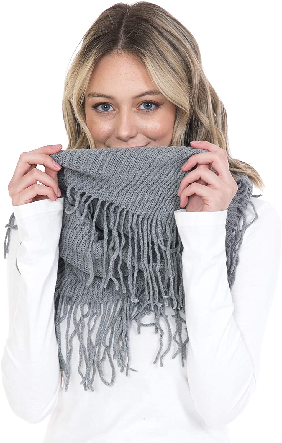 Basico Scarfs For Women Fashion, Soft Winter Scarf Masks, Infinity Scarves Neck Warmer