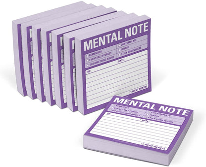 Funny Mental Note Sticky Notepad
