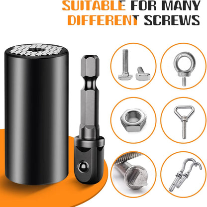 Universal Socket Tool – Adjustable 7–19mm Grip – Multi-Purpose Repair Use – Handy Tool Gadget for Home & Garage