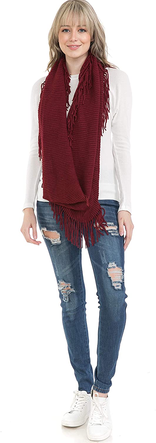 Basico Scarfs For Women Fashion, Soft Winter Scarf Masks, Infinity Scarves Neck Warmer