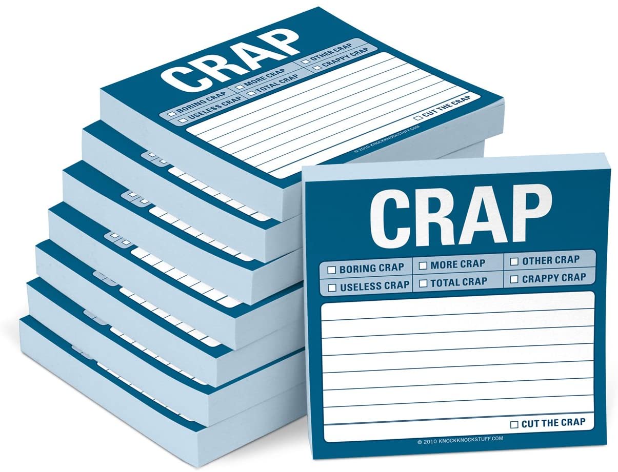 Funny Mental Note Sticky Notepad