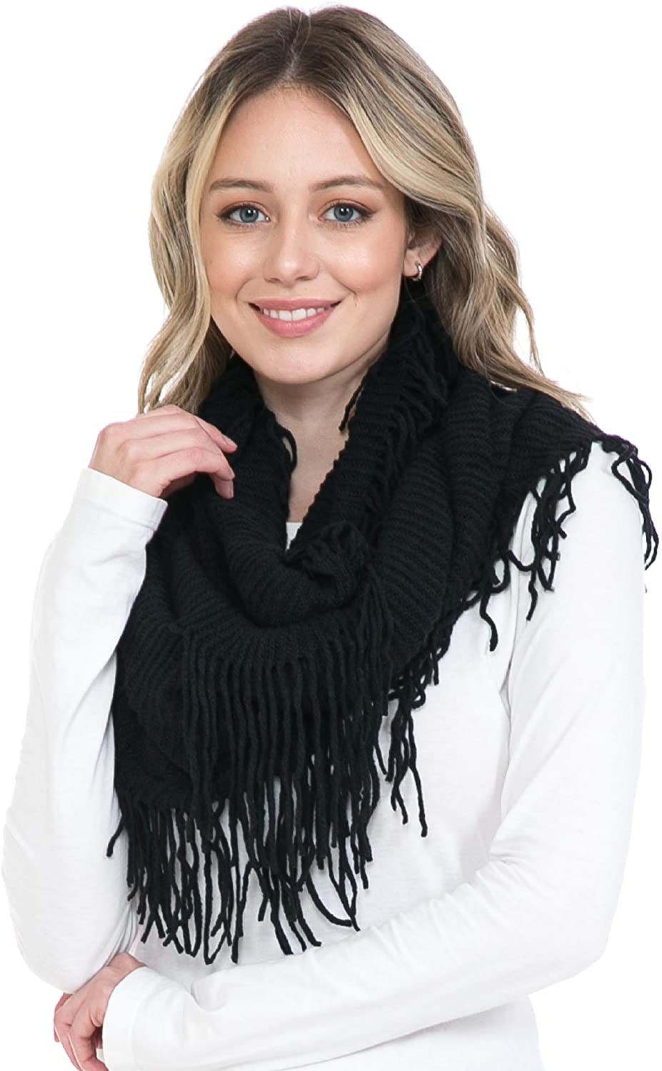 Basico Scarfs For Women Fashion, Soft Winter Scarf Masks, Infinity Scarves Neck Warmer