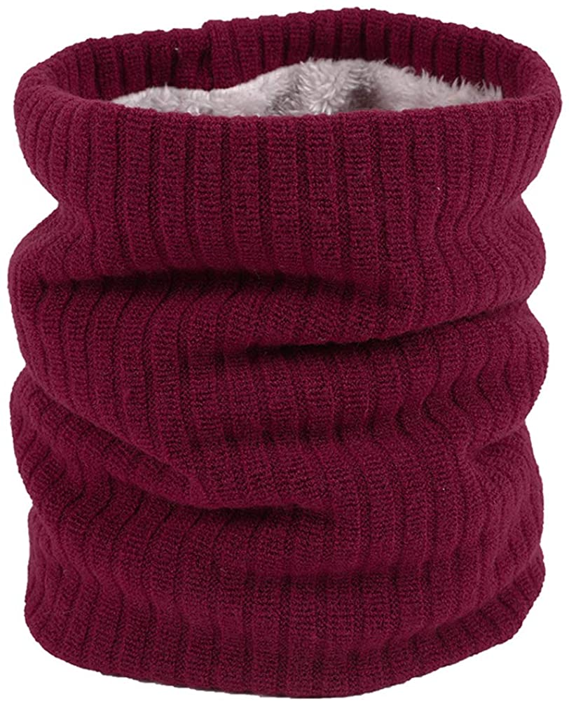 Women's Men Thick Winter Knitted Warm Circle Loop Infinity Scarf