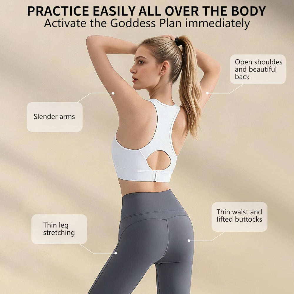 Figure 8 Resistance Band with Handles – Arm, Back & Shoulder Training – Elastic Rope for Yoga, Pilates, Barre Workouts & Physical Therapy
