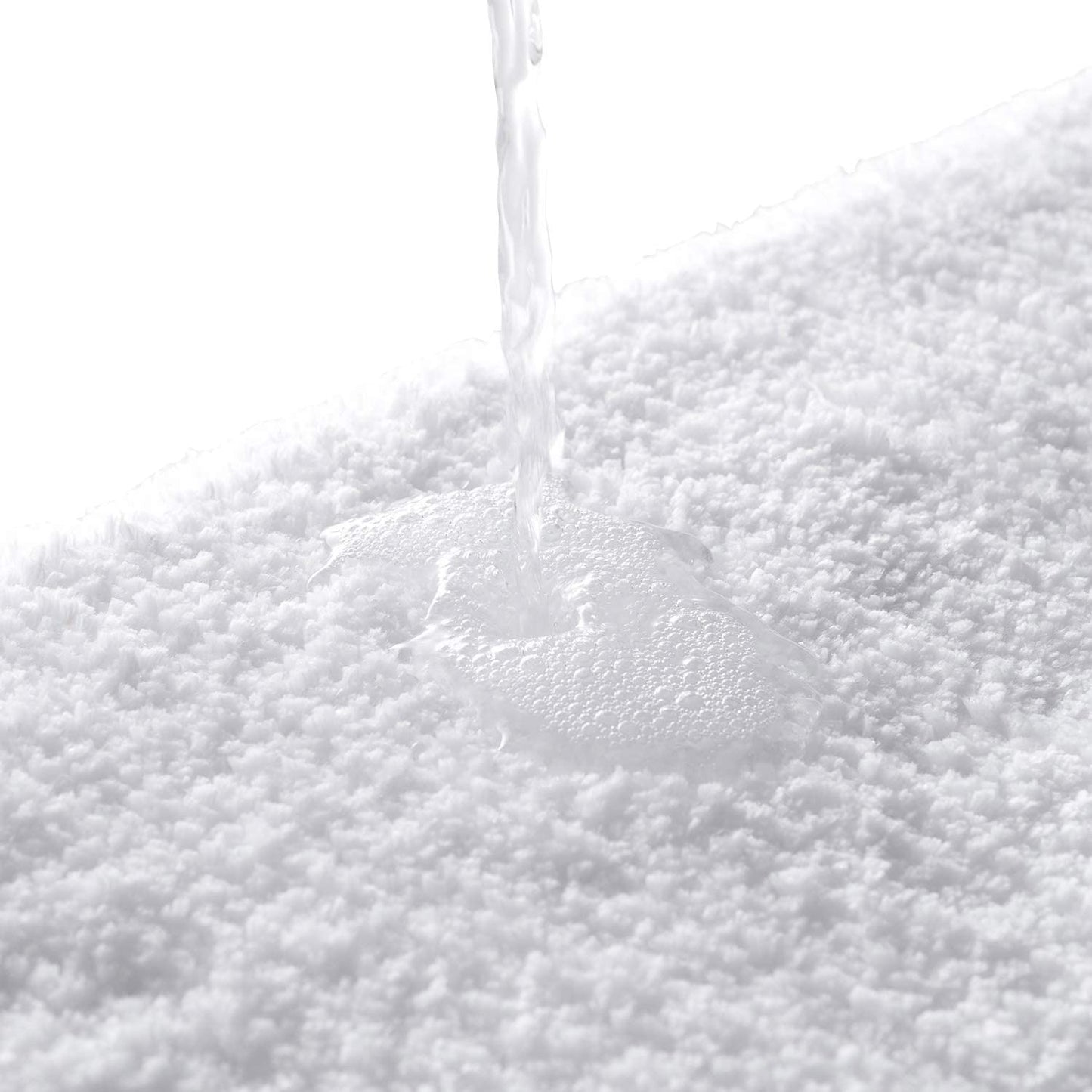 Liquid Absorbent Thick Shaggy Bathroom Rug 