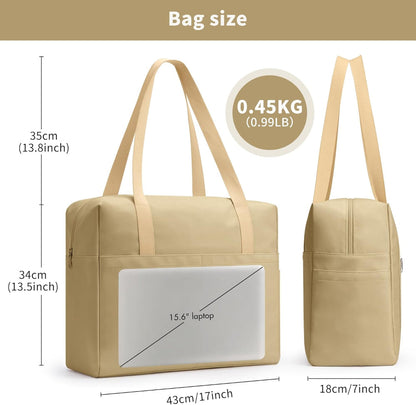26L Travel Duffle Bag – Foldable Tote, Under-Seat Personal Airline Bag, Weekender Overnight Bag for Business Trips