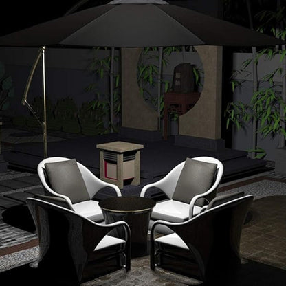 LED Umbrella Light – Cordless Patio Umbrella Light with 3 Modes Battery Operated