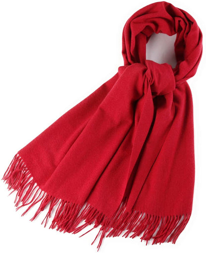PINCTROT Chunky Large Blanket Scarf for Men Women Warm Cozy Plaid Tartan Wrap Super Soft Shawl Cape