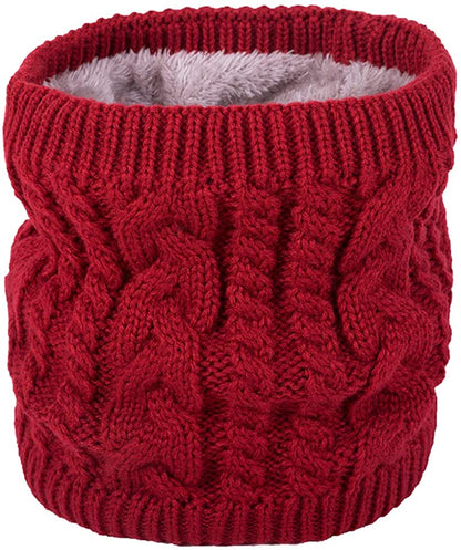 Women's Men Thick Winter Knitted Warm Circle Loop Infinity Scarf