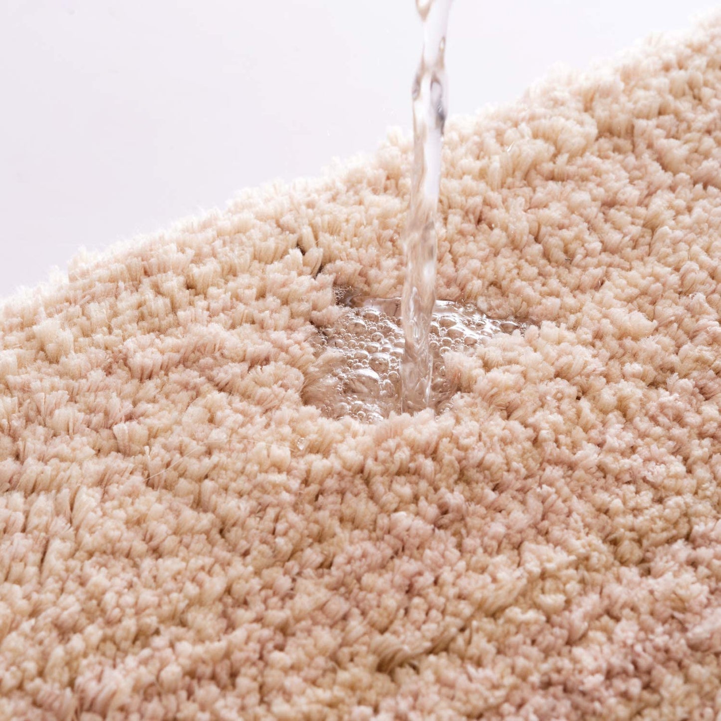 Liquid Absorbent Thick Shaggy Bathroom Rug 