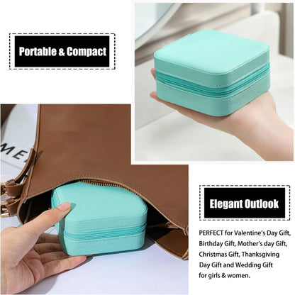 Mini Jewelry Travel Case – Portable Jewelry Organizer for Rings, Earrings, Necklaces & Bracelets