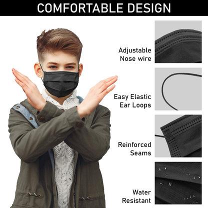 Face Masks - Disposable Face Masks for Men & Women - 3 Layers Protection - Comfortable/Adjustable/Breathable mask