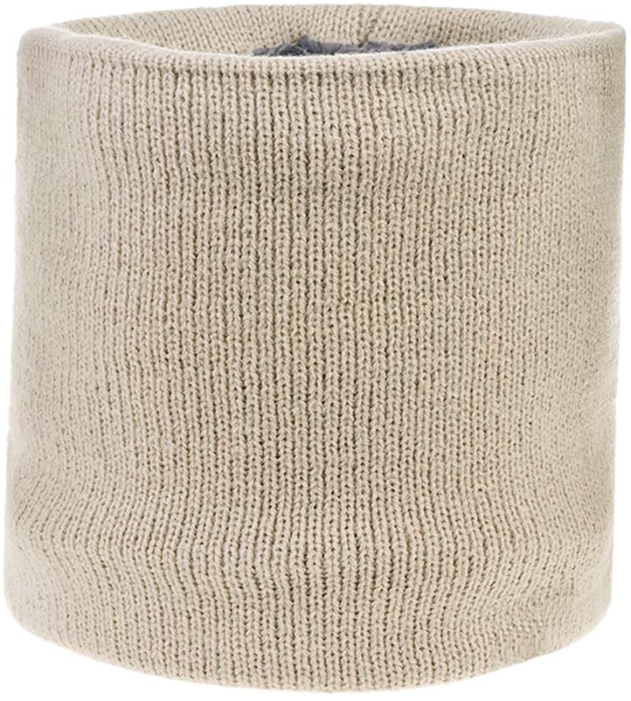 1-2 Pack Neck Warmer Winter Double-Layer Neck Gaiter Soft Fleece Lined Circle Scarf Gifts