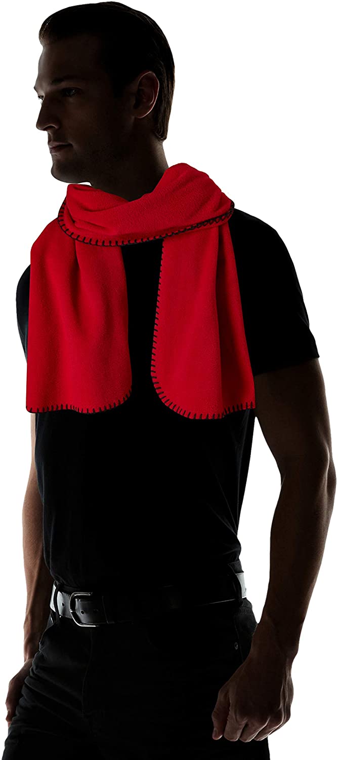Clementine Apparel Men's Clm-sm-fs01-r-tek Fleece Scarf (6 Pk)