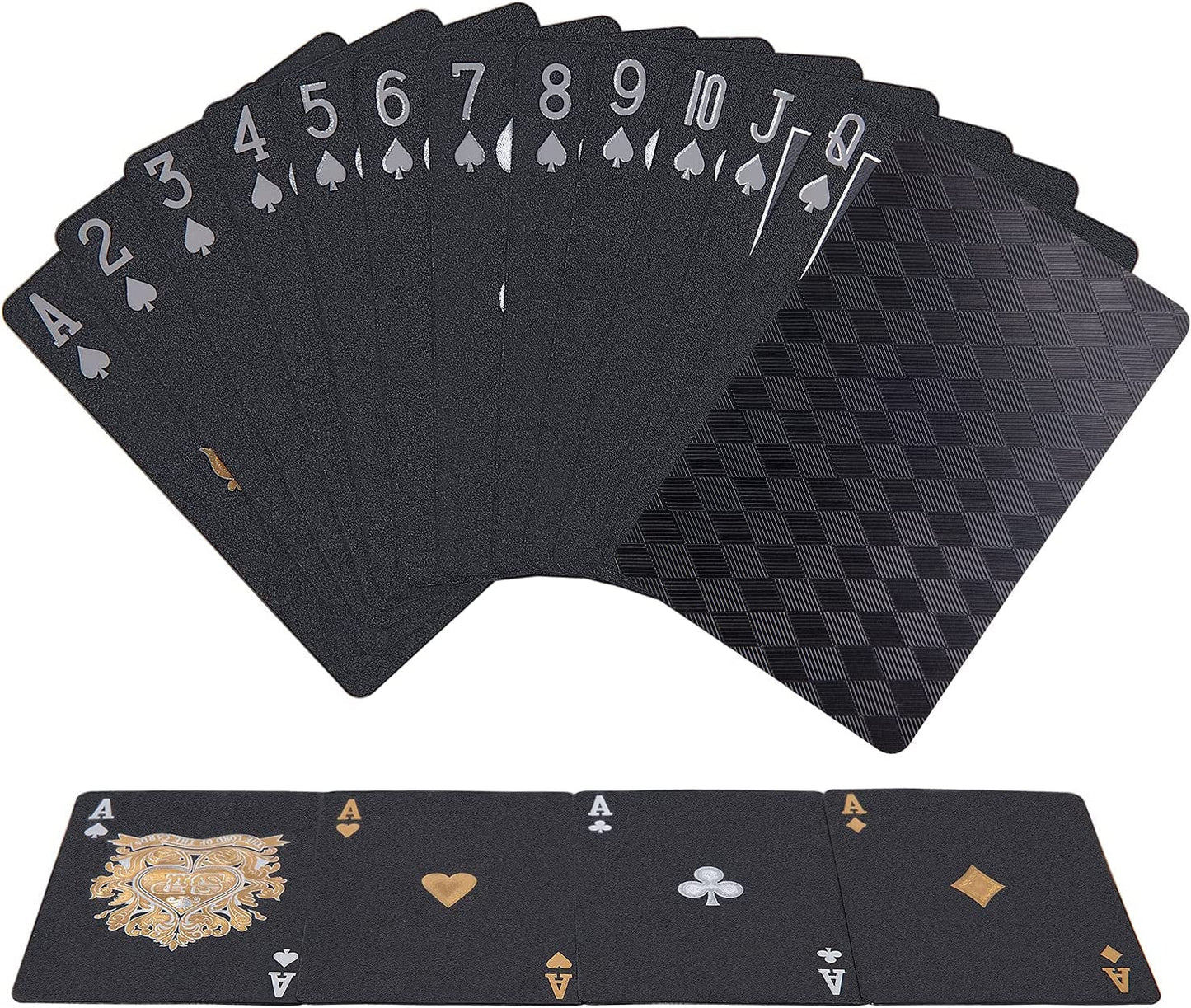 Waterproof Poker Cards with Box Suitable for Pool, Beach, Camping, Party, Family or Friend Card Games