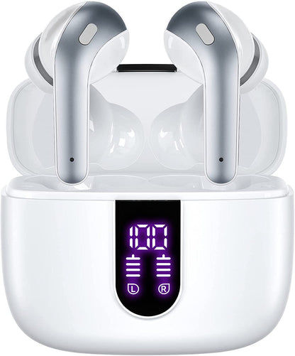 Bluetooth Headphones with Wireless Charging Case 