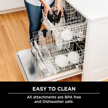 Ninja Professional Plus Bender, 3 Functions for Smoothies, Frozen Drinks & Ice Cream 