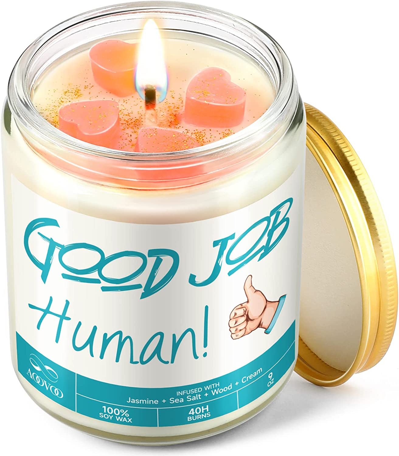  Aromatherapy Candle for Home Scented, Natural Soy Wax Portable Travel Tin Jar Candles(6 Pack Citronella Scented Candles)