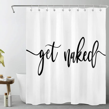  Get Naked Shower Curtain 