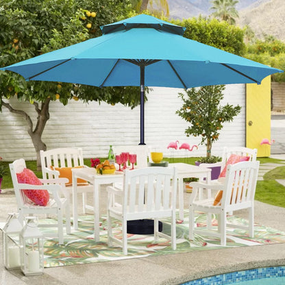 7.5FT Patio Umbrella with Push Button Tilt and Crank