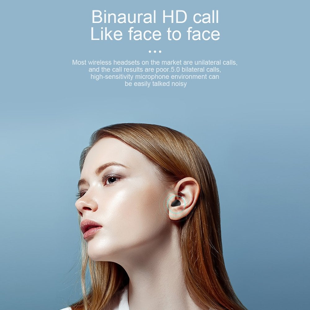 Earbuds True Wireless Headphones with Charging Case - A6S Pro