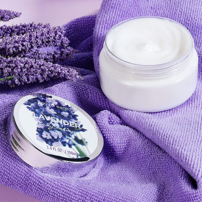  7 Pcs Lavender Spa Baskets, Beauty Body Care Kits for Mother'S Day Gifts