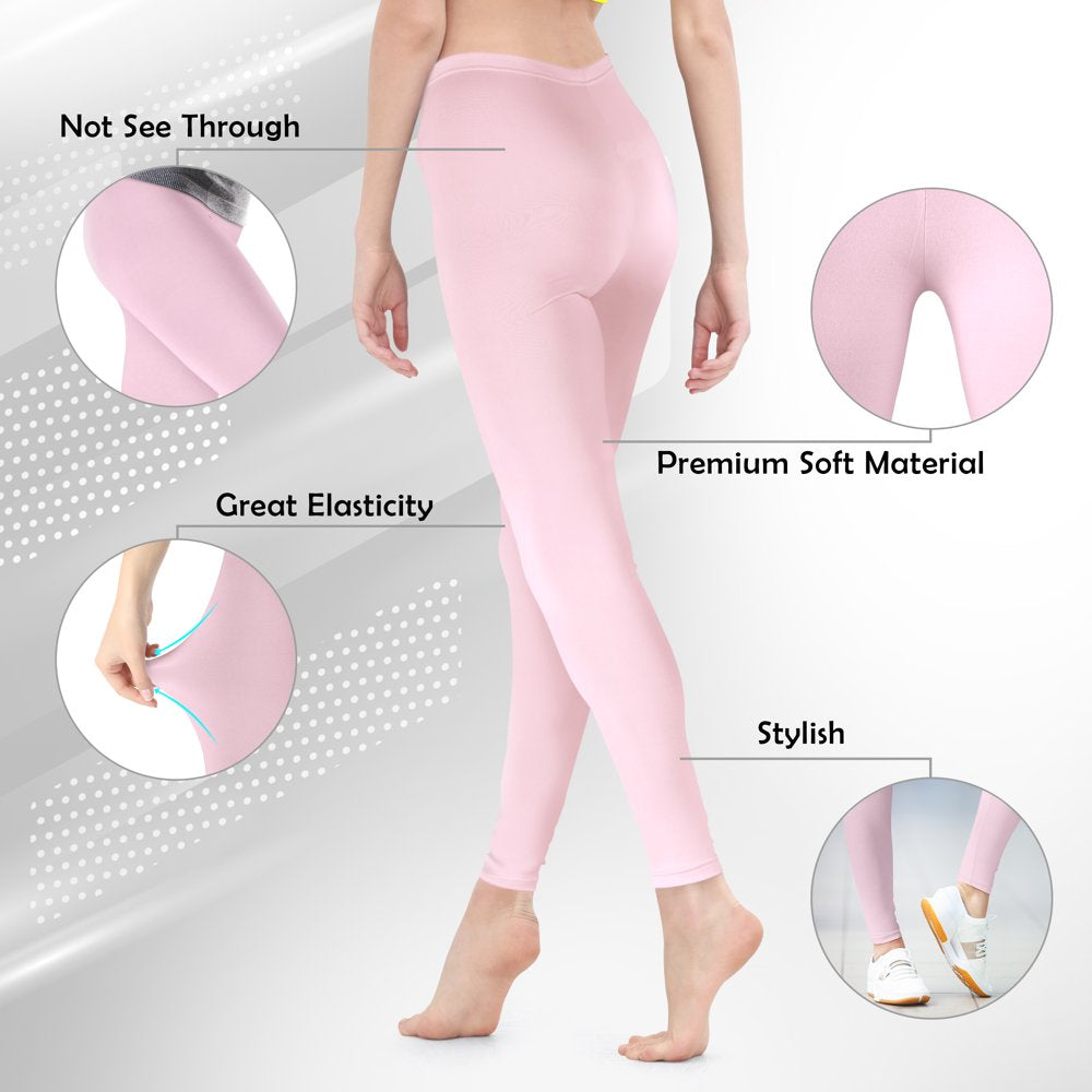 3 Pack Tie Dye Leggings - Athletic Casual Lounge and Yoga Pants Double Brushed 4-Way Stretch
