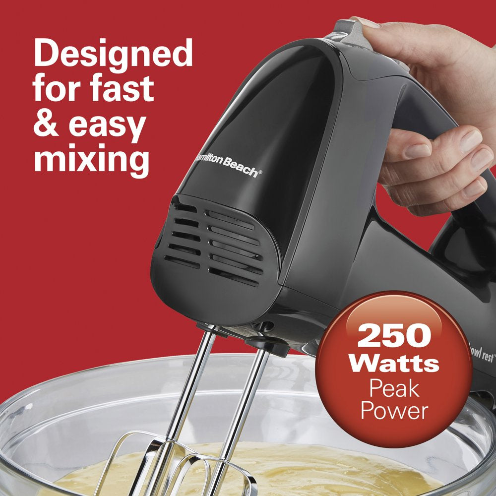 6 Speed Hand Mixer, Quick Burst with Storage Case