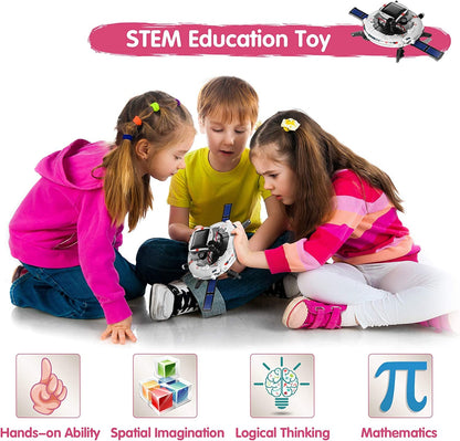 Solar Robot STEM Learning Kits Educational Space Moon Exploration
