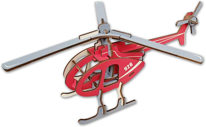  3D Wooden Puzzle Model Fighter Jet