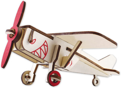  3D Wooden Puzzle Model Fighter Jet