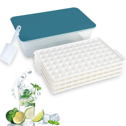  308 Pcs  Silicone Tiny Crushed Ice Cubes Molds for Chilling Drinks with Ice Bin Scoop