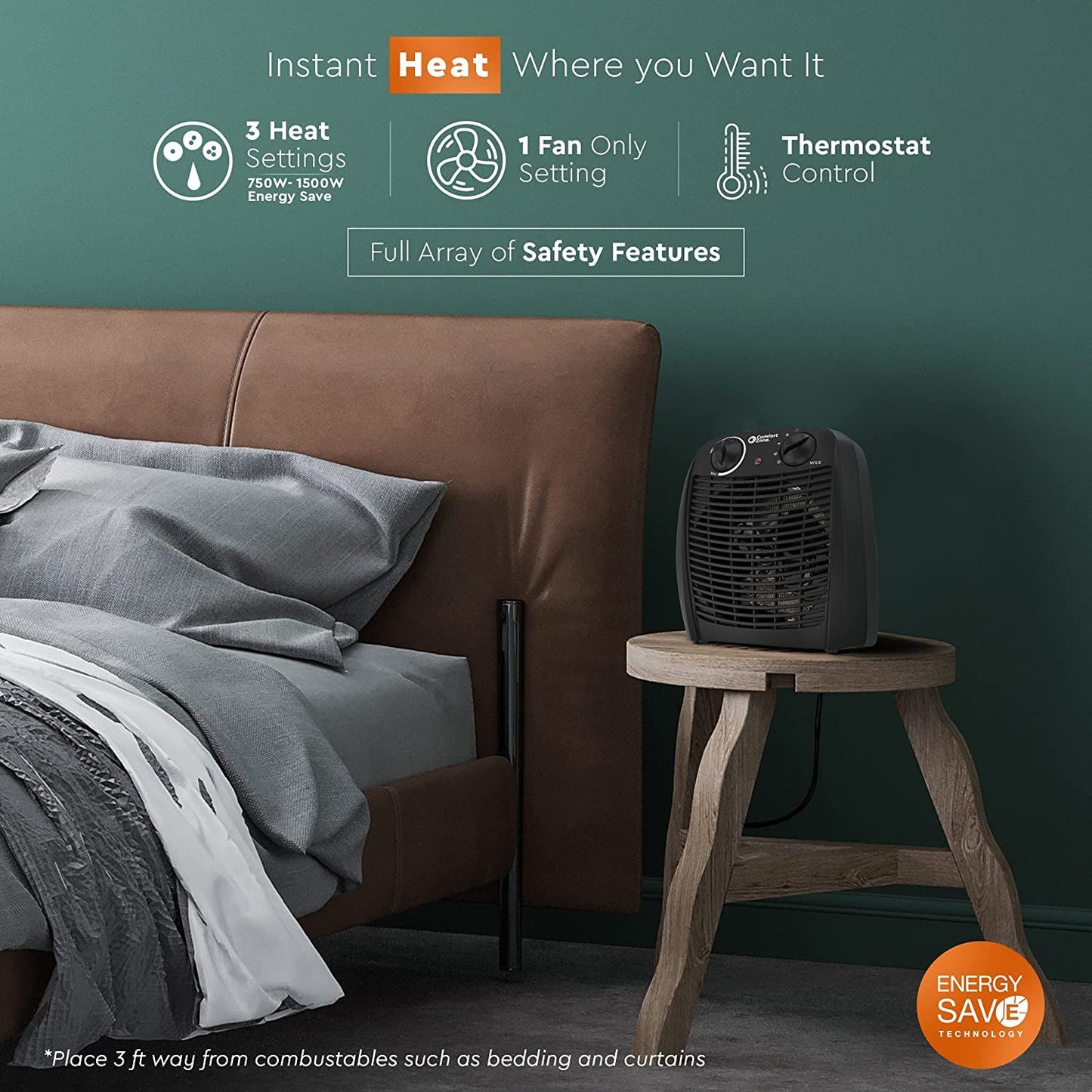 Comfort Zone Personal Heater