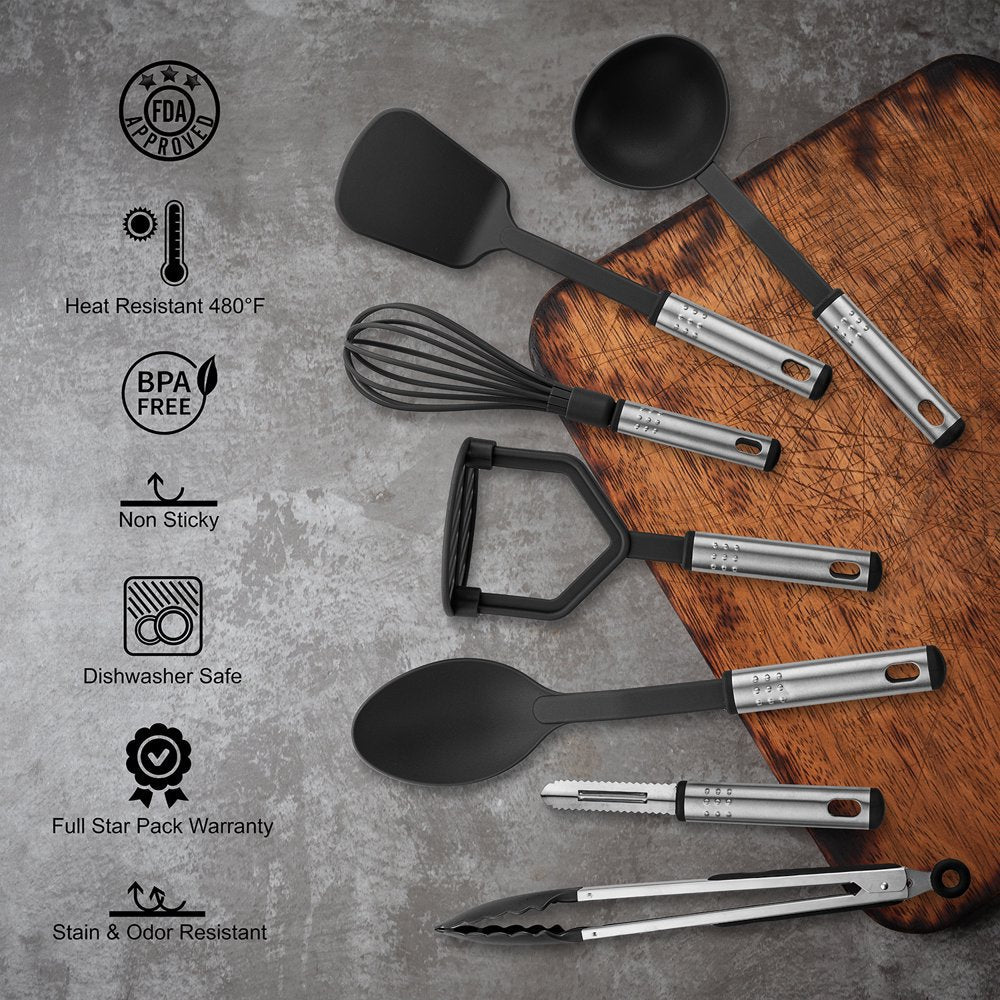 23 Piece Collection of Cooking Utensils - Nylon Cookware Set