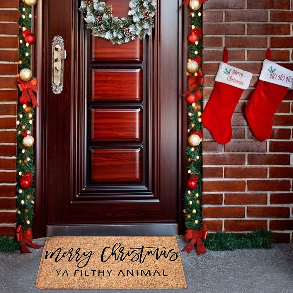 Door Mat Home Decor Welcome Mat Outdoor Rugs Fall Decor Christmas Decorations Floor Mats (15.7 X 23.6In) 