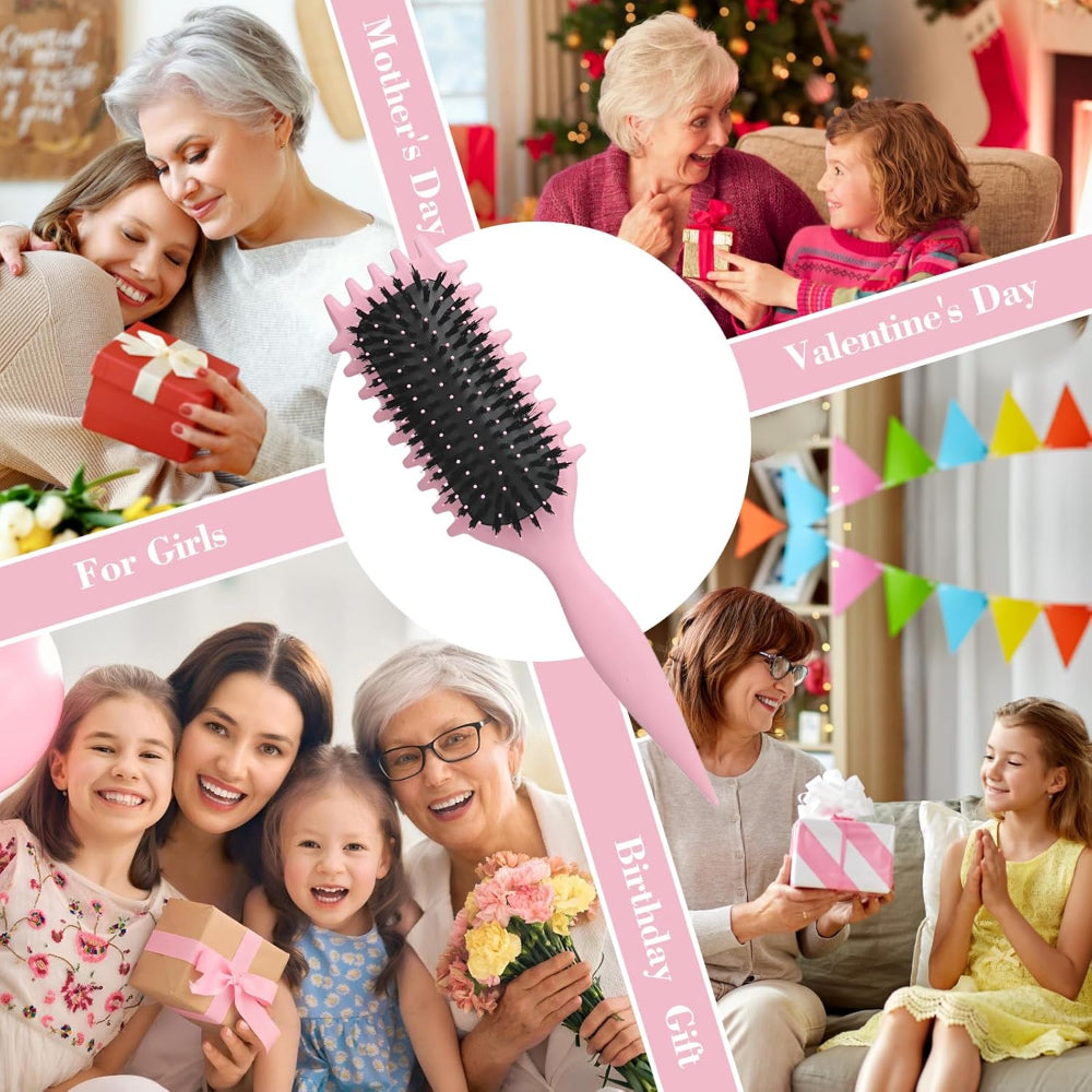 Curly Hair Brush – Curl Defining & Shaping – Styling Use – Ergonomic Plastic Design
