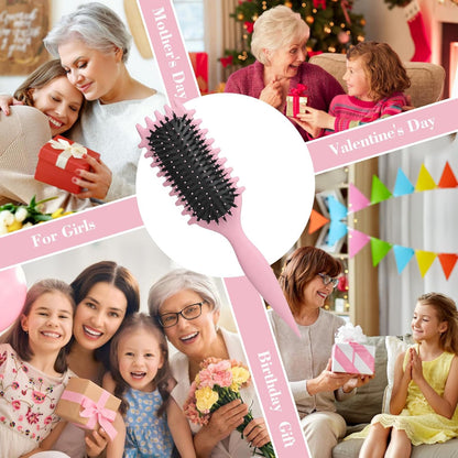 Curly Hair Brush – Curl Defining & Shaping – Styling Use – Ergonomic Plastic Design