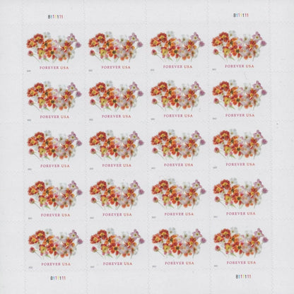 Tulips 2022 USPS First-Class Mail Forever Postage Stamps - Sheet of 20