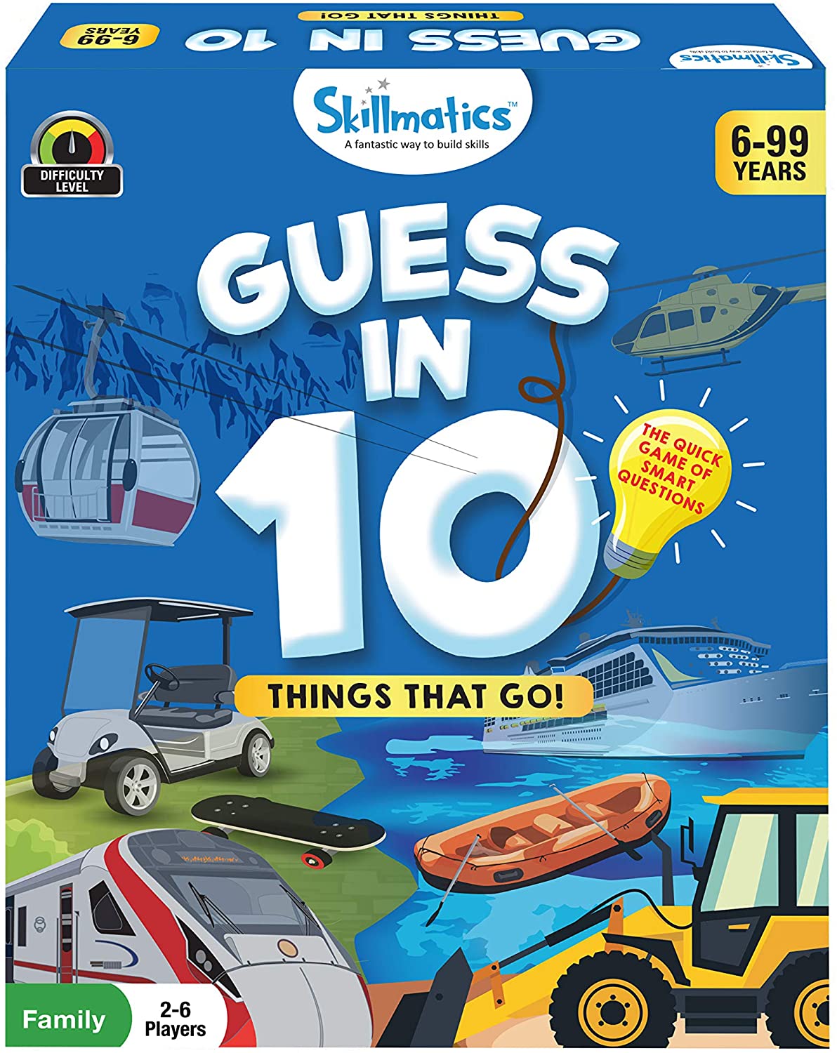 Skillmatics Educational Game : Animal Planet - Guess in 10 (Ages 6-99) | Card Game of Smart Questions | General Knowledge for Kids, Adults and Families | Gifts for Boys and Girls