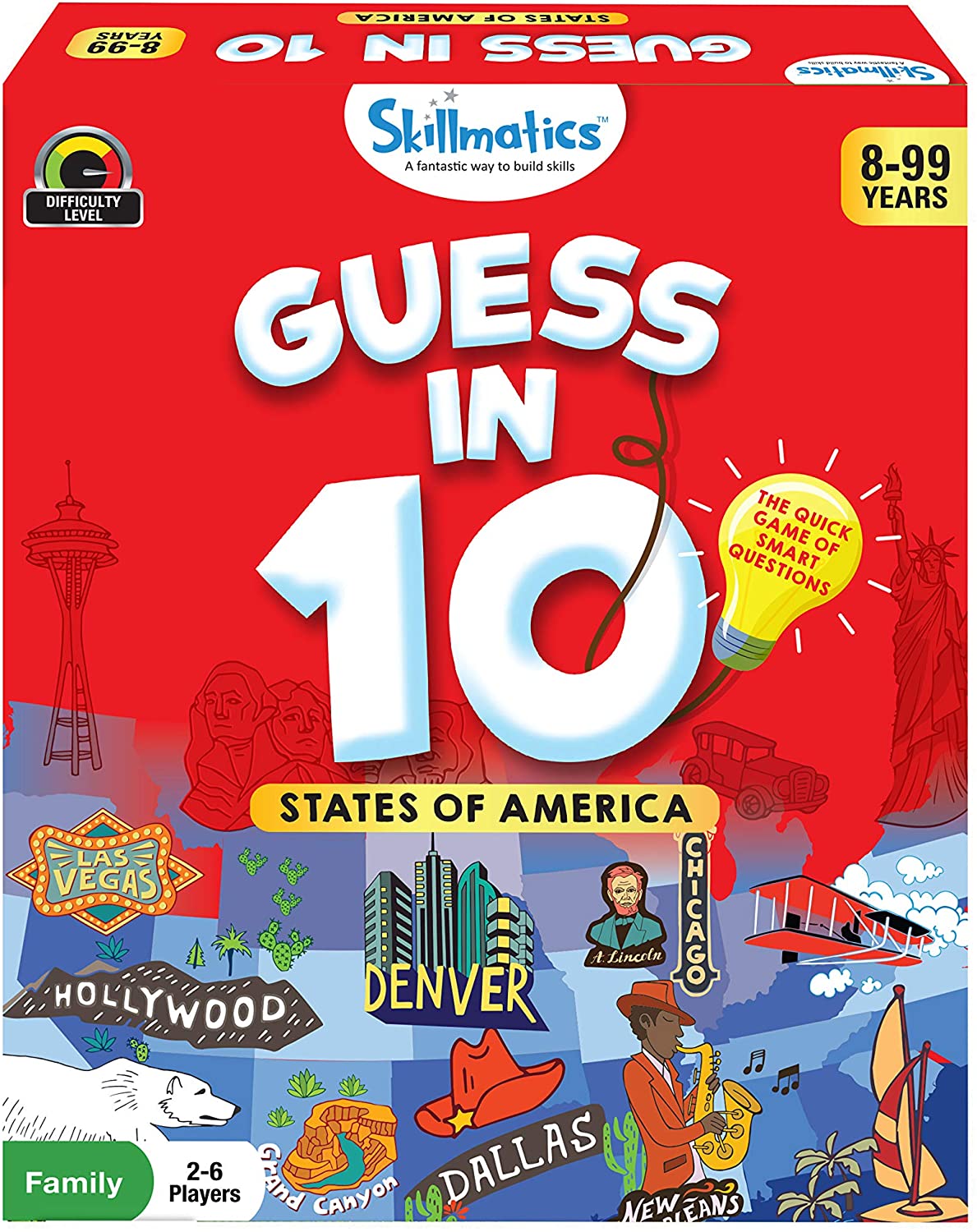 Skillmatics Educational Game : Animal Planet - Guess in 10 (Ages 6-99) | Card Game of Smart Questions | General Knowledge for Kids, Adults and Families | Gifts for Boys and Girls