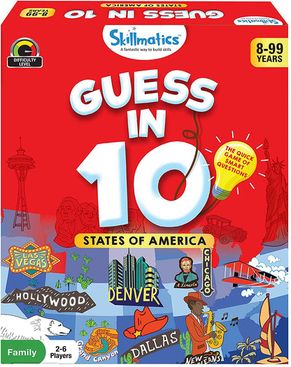 Skillmatics Educational Game : Animal Planet - Guess in 10 (Ages 6-99) | Card Game of Smart Questions | General Knowledge for Kids, Adults and Families | Gifts for Boys and Girls