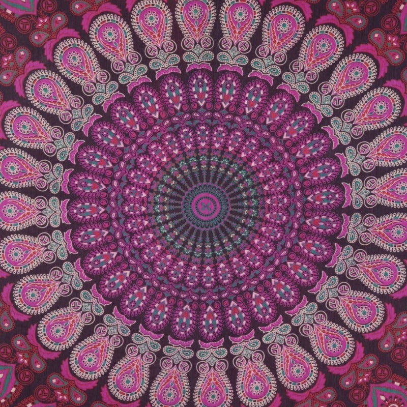 Colorful Cotton Bohemian Mandala Tapestry