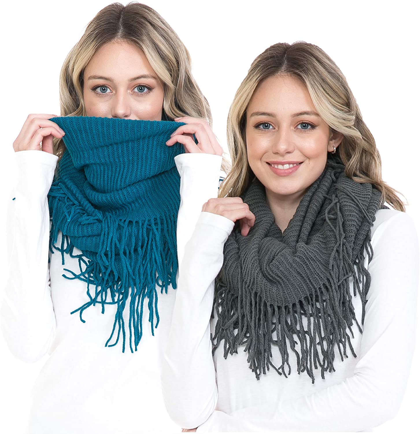 Basico Scarfs For Women Fashion, Soft Winter Scarf Masks, Infinity Scarves Neck Warmer